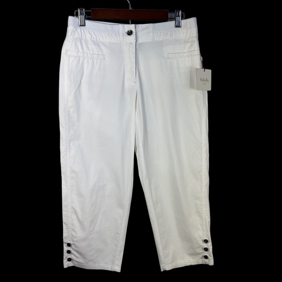 NEW WITH TAGS‎ RAFAELLA CLASSIC SPORT CROPPED WOMEN'S PANTS - Picture 1 of 14